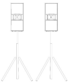 up to 1000 linear sound style layout — system layout illustration, view 2