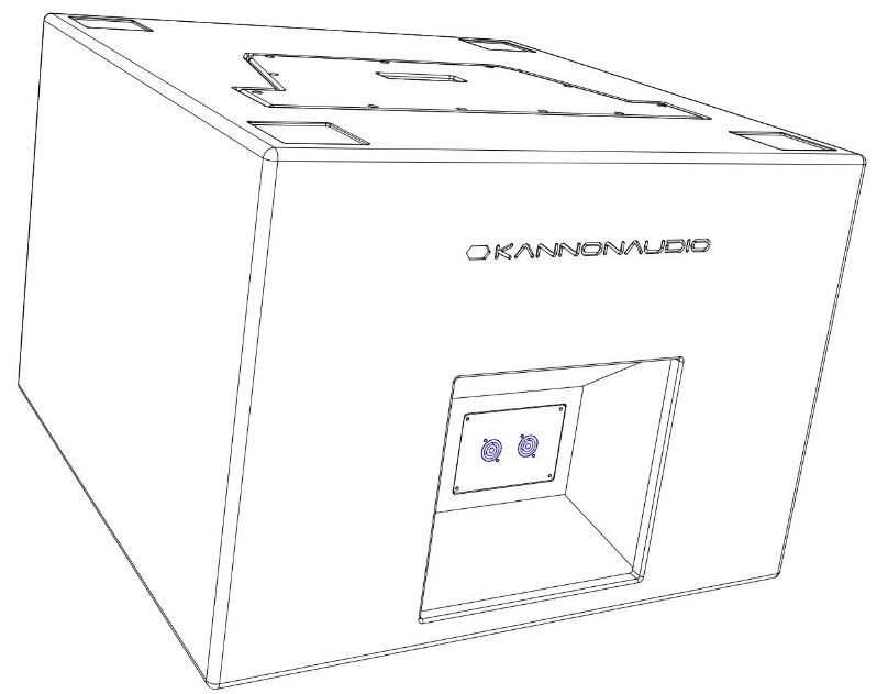 Model 103 — cabinet design illustration, view 2