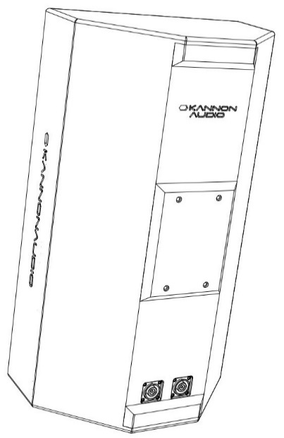 Model 203 — cabinet design illustration, view 2