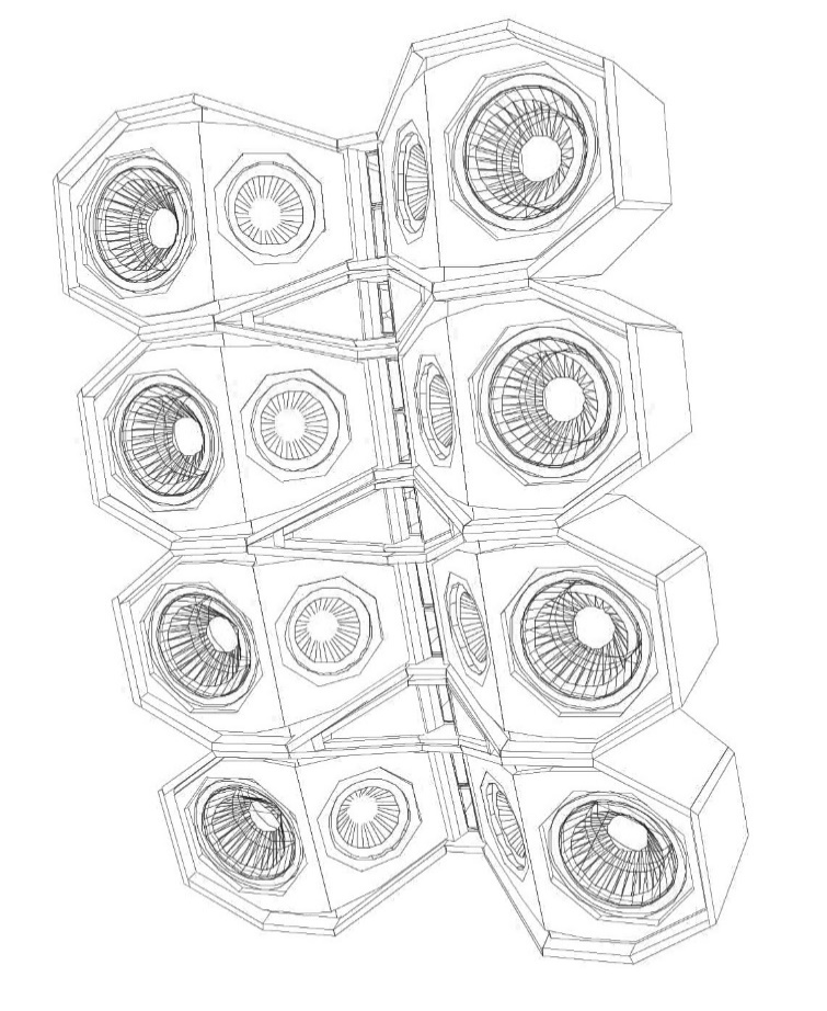 Model 301T — technical drawing, view 4