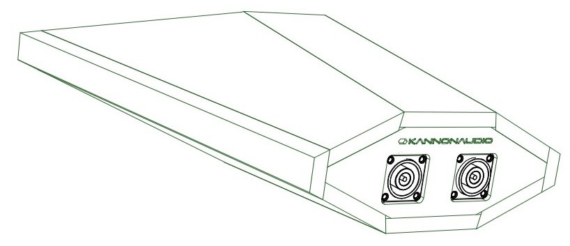 Model 301T — cabinet design illustration, view 2