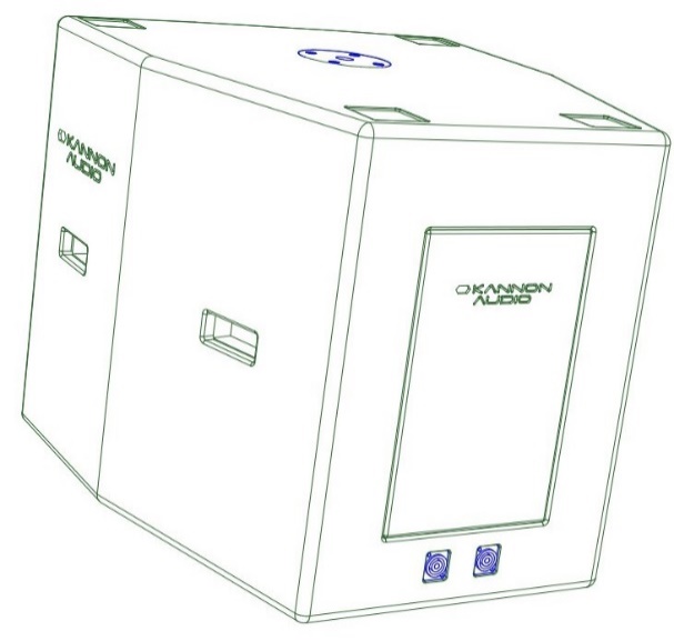 Model 618AEx — cabinet design illustration, view 2