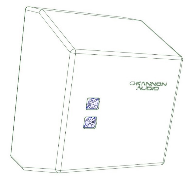 Model 703 — cabinet design illustration, view 2