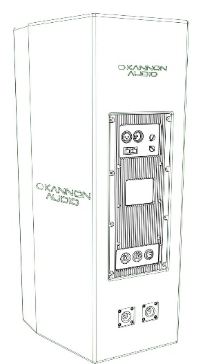 Model 708M — cabinet design illustration, view 2