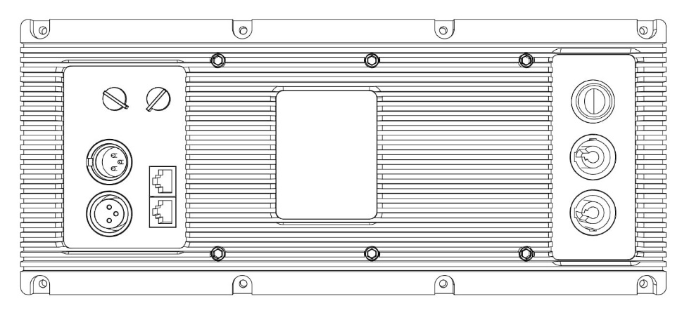 Model 710M — cabinet design illustration, view 3