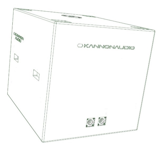 Model 718 — cabinet design illustration, view 2
