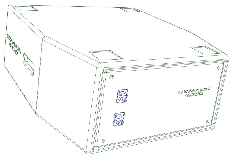 Model 801 — cabinet design illustration, view 2