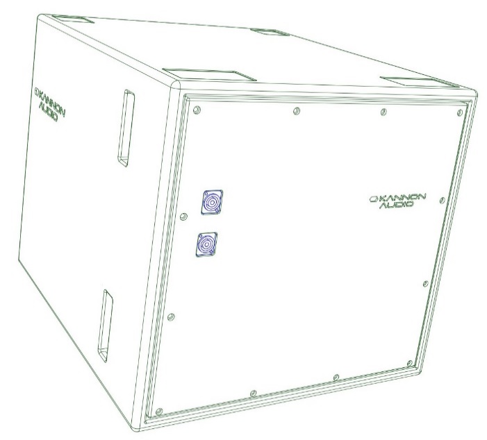 Model 805 — cabinet design illustration, view 2